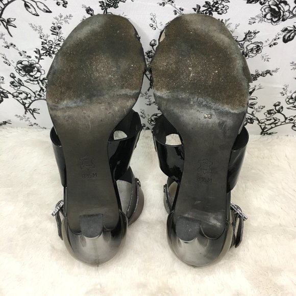 Tory Burch Teagan Gladiator Strappy Leather Heels - Picture 5 of 10